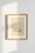 Fox Wall Art Print | Soft Pencil Sketch, Neutral Decor | Cozy Aesthetic Poster