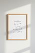 Growth is Quiet Quote Wall Art | Minimalist Script Poster, Modern Office Decor