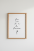 Italian Quote Wall Art Print | Minimalist Flower Decor | Fai Ciò Che Ti Fa Fiorire Poster