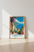 Sorrento Italy Travel Poster | Amalfi Coast Wall Art Print | Mediterranean Decor