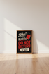 Funny Reading Nook Wall Art | Retro Book Lover Poster, Home Library Decor