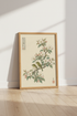 Japanese Bird & Cherry Blossom Wall Art | Zen Nature Decor | Botanical Poster