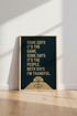 Basketball Quote Wall Art | Navy & Gold Motivational Print, Sport Room Decor