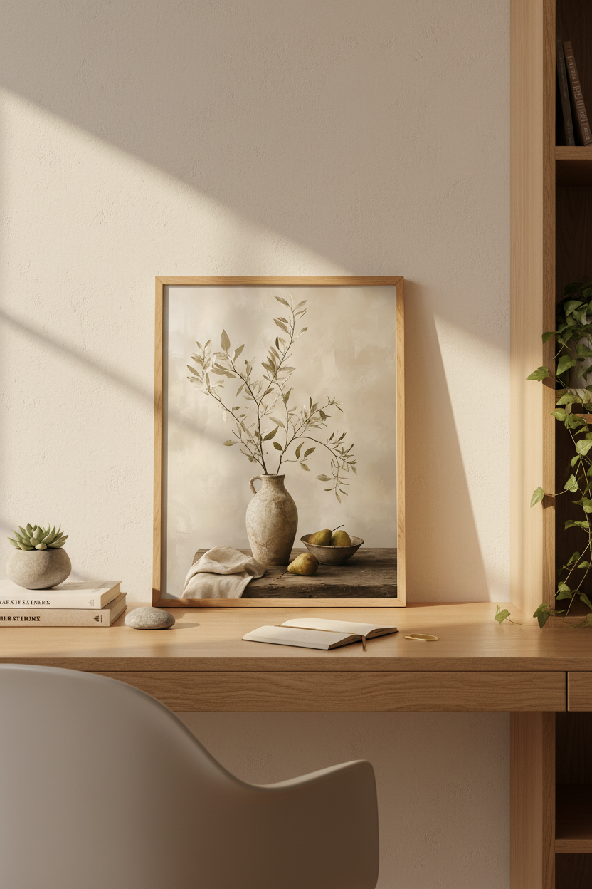 Minimalist Wall Art | Neutral Tones, Living Room Decor
