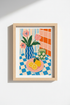 Danish Pastel Wall Art Print | Colorful Kitchen Still Life | Aesthetic Tulip Poster