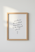 Inspirational Quote Wall Art | Minimalist Black & White Print, Office Decor