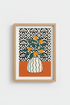 Orange Wall Art Print | Mediterranean Citrus Decor | Maximalist Kitchen Poster