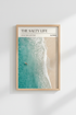 Coastal Surf Wall Art | Teal Ocean Photography Poster | Beach House Decor