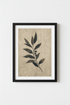 Olive Branch Botanical Wall Art | Rustic Neutral Print, Minimalist Farmhouse Decor
