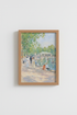 Impressionist park wall art | Soft pastels, Living Room Decor | Serene poster
