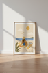 Beach Girl Art Print | Minimalist Coastal Decor | Summer Aesthetic Poster