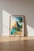 Thailand Travel Poster | Geometric Beach Wall Art, Modern Tropical Decor