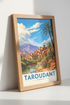 Taroudant Morocco Poster | Vintage Travel Wall Art | Desert Landscape Print