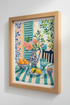 Mediterranean Still Life Wall Art | Coastal Citrus Poster, Sunroom Decor