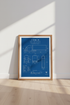 Tesla Semi Blueprint Wall Art | Electric Truck Poster, Garage & Office Decor
