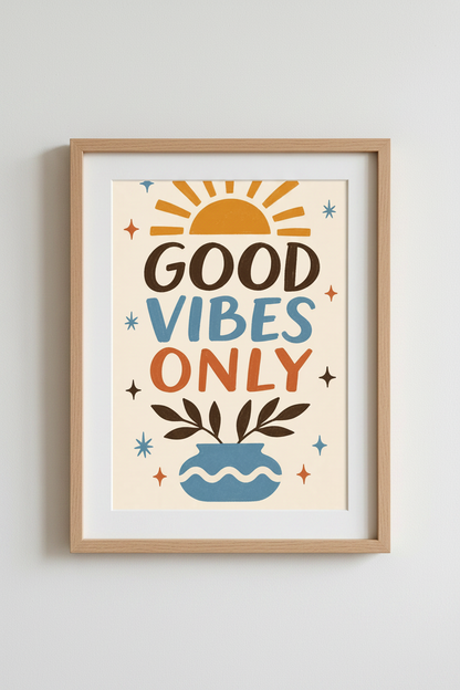 Book Club Wall Art | Retro Living Room Decor | Cozy Poster