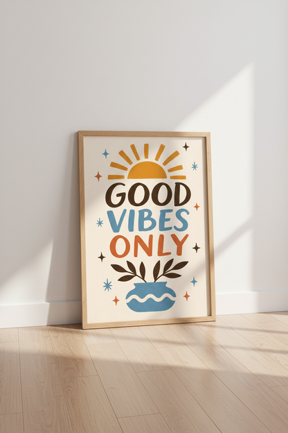 Book Club Wall Art | Retro Living Room Decor | Cozy Poster