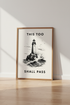 Lighthouse Quote Wall Art Print | This Too Shall Pass Nautical Poster | Minimalist Decor