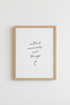 Collect Moments Not Things Wall Art Print | Bedroom Decor | Minimalist Poster