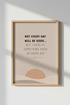 Positive Quote Boho Sun Wall Art | Neutral Bedroom Decor | Minimalist Poster