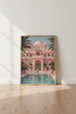 Pink Palace Leopard Wall Art Print | Pastel Aesthetic Decor | Maximalist Poster