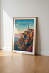 Valparaiso Chile Travel Poster | Colorful South America Art, Coastal Living Room Decor