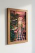 Pink Tropical Bar Wall Art | Maximalist Cocktail Poster, Eclectic Home Decor Art