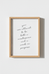 Masterpiece Quote Wall Art Print | Office & Bedroom Decor | Minimalist Poster