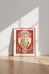 Vintage Valentine Kitchen Wall Art | Retro Baker Poster, Puppy Art Print