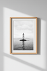 Lighthouse Wall Art | Black and White Coastal Print, Nautical Home Decor Poster
