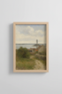 Lighthouse Seascape | Soft Pastels, Living Room Decor