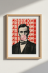 Abraham Lincoln Pop Art Print | Funny History Poster | Patriotic Modern Wall Art