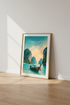 Thailand Phi Phi Islands Wall Art Print | Travel Poster | Tropical Coastal Decor