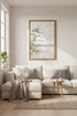 Abstract Landscape Wall Art | Neutral Lake Poster, Modern Farmhouse Decor