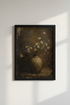 Moody Floral Still Life | Antique Dark Academia, Vintage Vase Wall Art Print