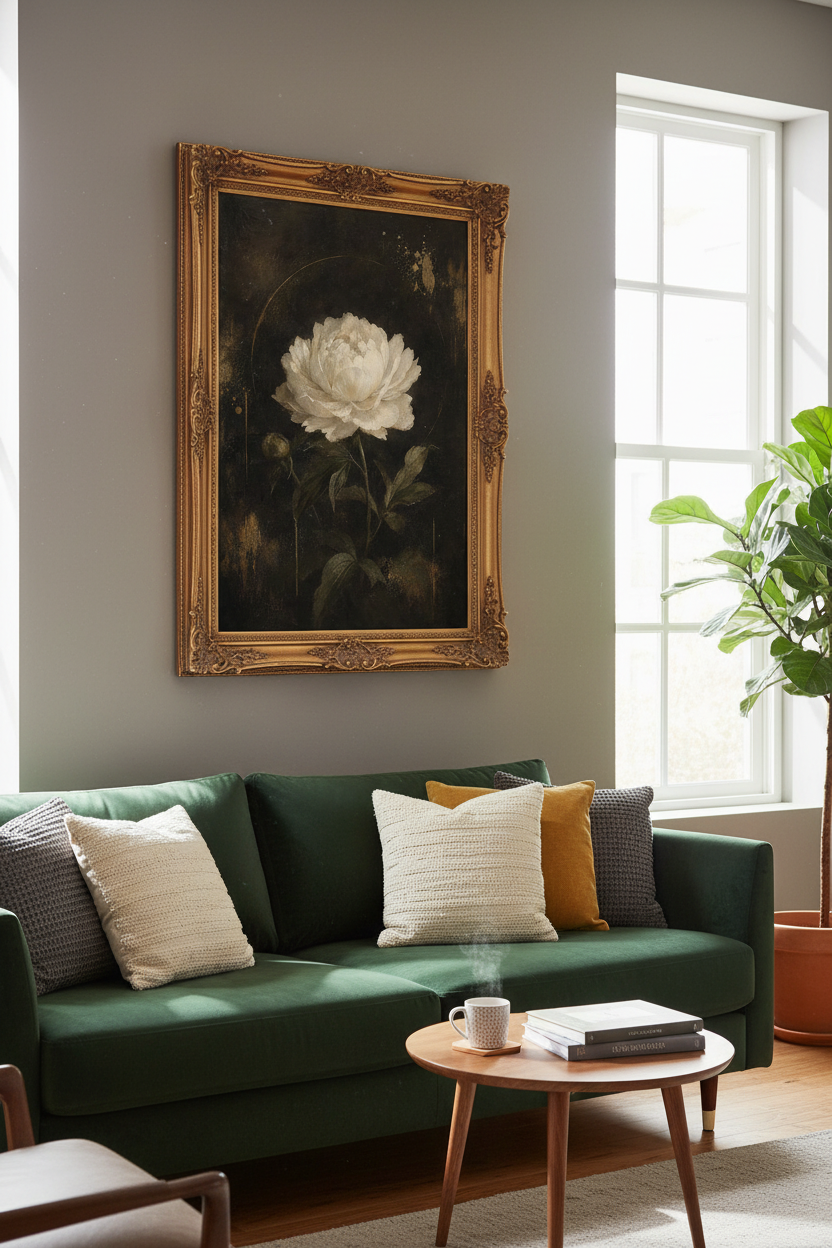 WhiteHydrangea_Vintage_Painting_0744774-075257-M91_living-room_shot2.png