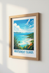 Whitsunday Islands Australia Art | Beach Coastal Decor | Tropical Travel Poster