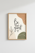 Be Our Guest Wall Art Print | Guest Room Decor | Boho Typography Poster