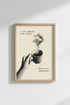 Minimalist Coffee Wall Art Print | Kitchen Decor | Monochrome Poster