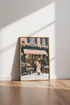 French Flower Shop | Winter Paris Street Scenery, Pink Aesthetic Room Decor