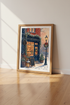 Cozy Bakery Christmas Wall Art | Winter Watercolor Poster, Holiday Decor