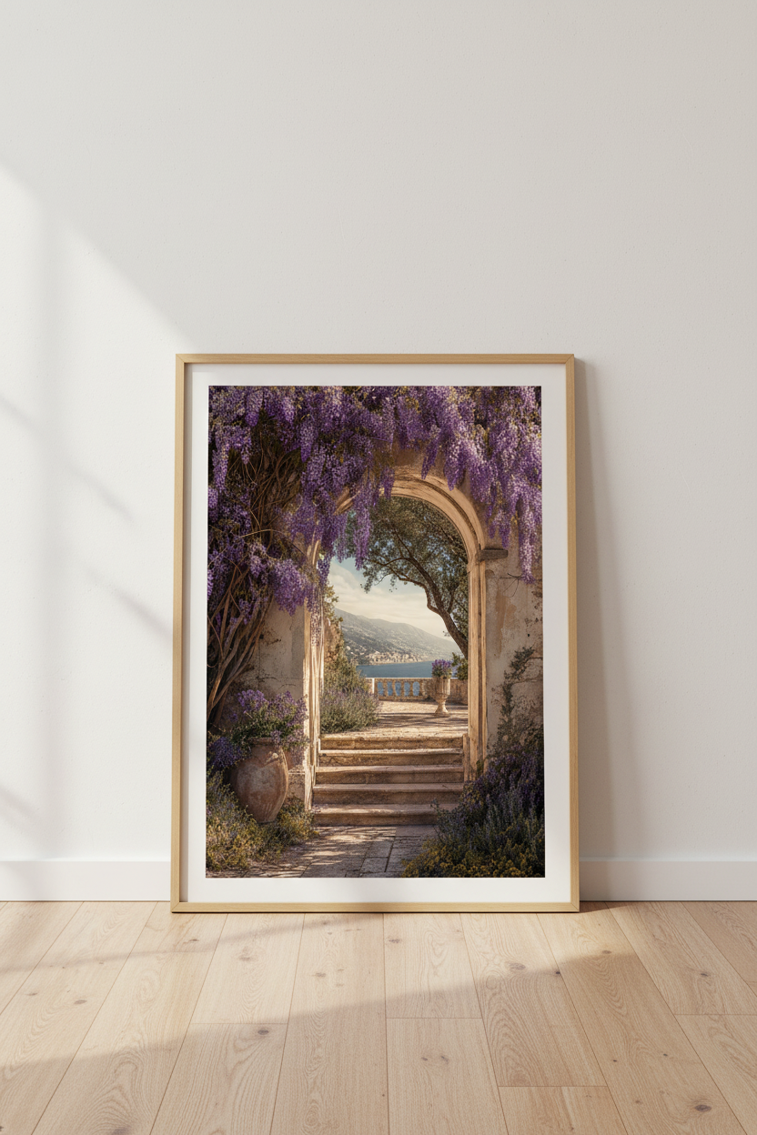 Coastal Arch Wall Art Print | Living Room Decor | Sunset Poster