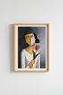 Cubist portrait Wall Art Print | Living Room Decor | Abstract Poster
