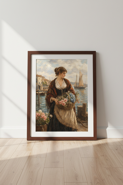 Coastal Portrait | Impressionist Seascape, Soft Pastels, Living Room Decor