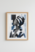 Afrocentric wall art | Monochrome portrait, Living room decor