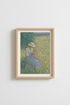 Impressionist field Wall Art Print | Living Room Decor | Pastel Aesthetic Poster