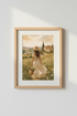 Tuscany Landscape Print | Italian Countryside Decor | Rustic Watercolor Poster