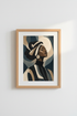 Abstract African Portrait Wall Art Print | Living Room Decor | Chic Poster