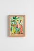 boho wall art print | tropical vibes living room decor | vibrant poster