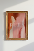 Abstract Pink Pilates Wall Art Print | Living Room Decor | Modern Poster
